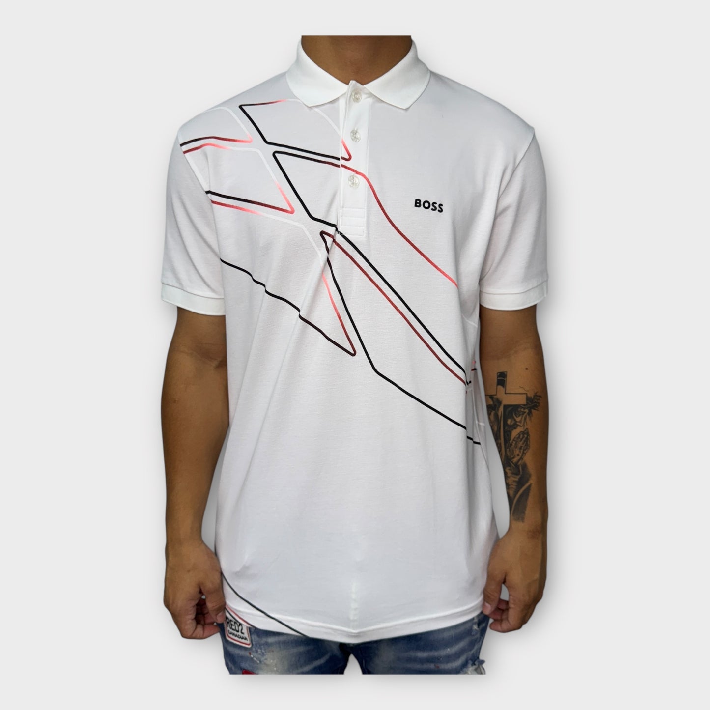 Camisa Tipo Polo Boss