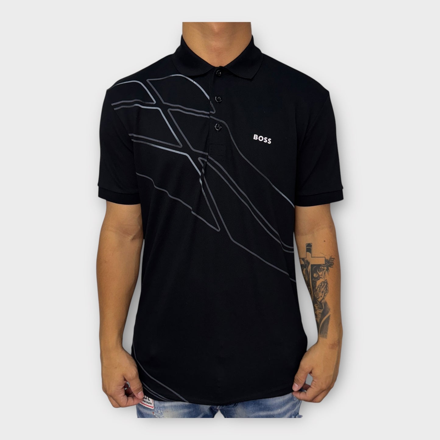 Camisa Tipo Polo Boss