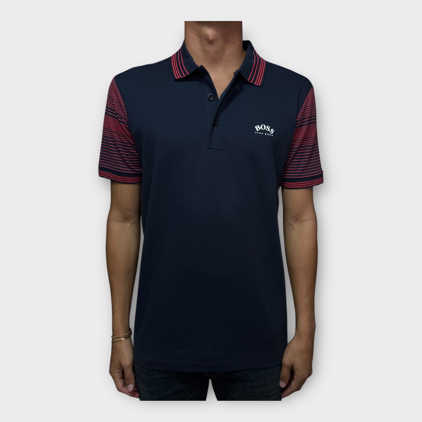 Camiseta Tipo Polo Boss