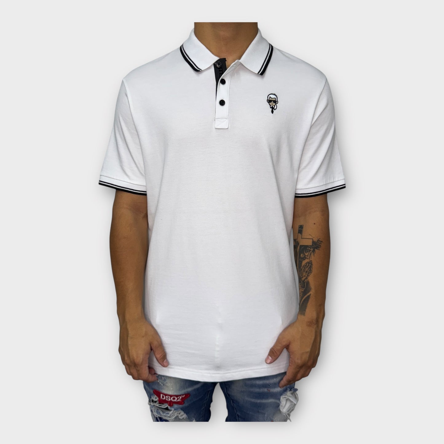 Camisa Tipo Polo Karl Lagerfeld