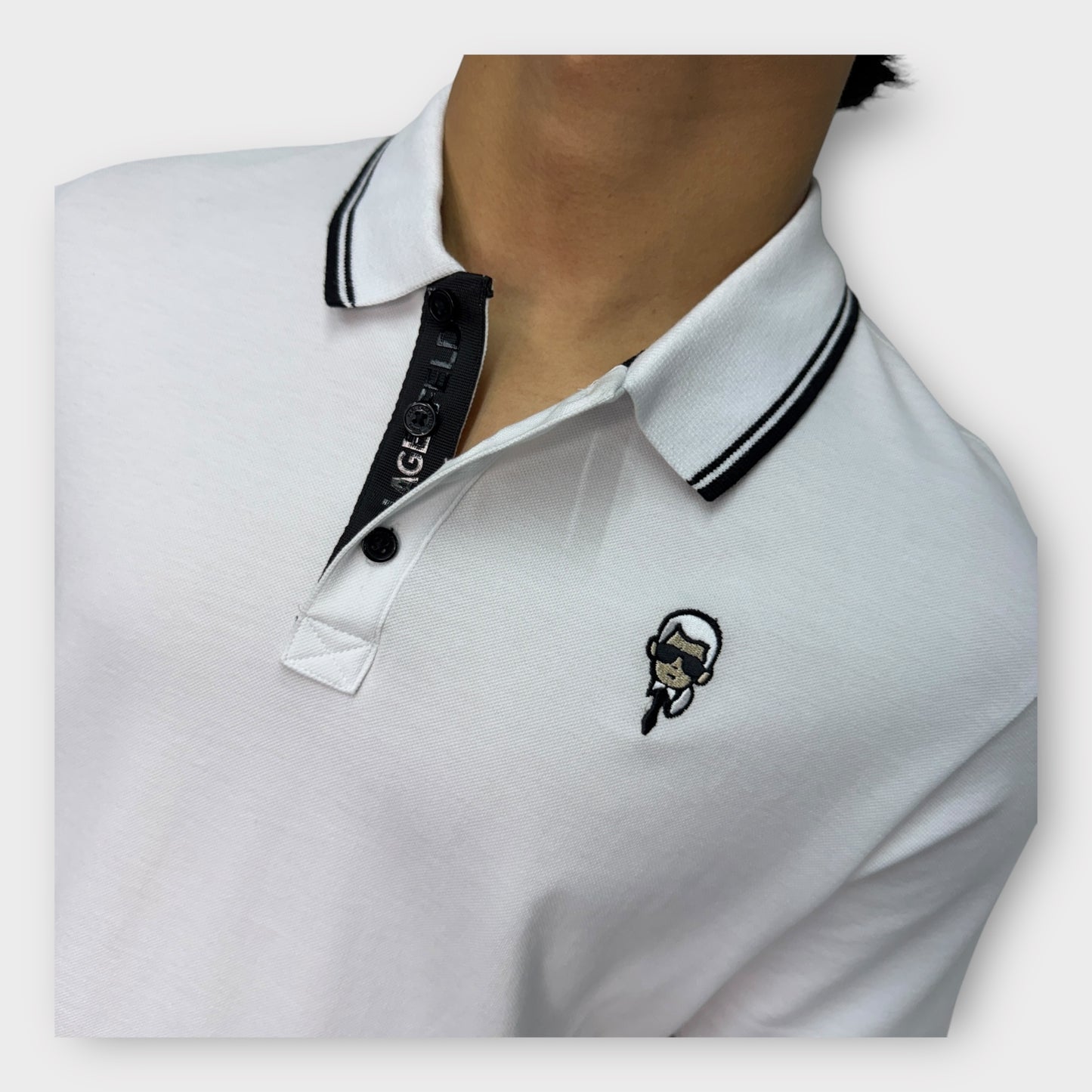 Camisa Tipo Polo Karl Lagerfeld