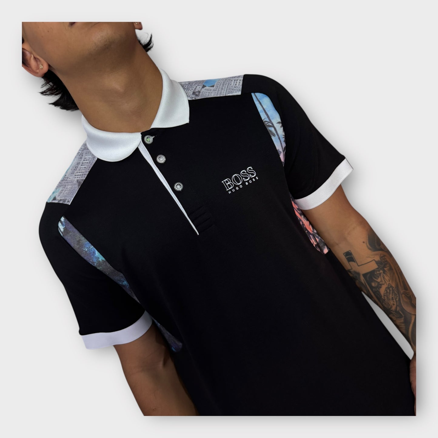 Camisa Tipo Polo Boss